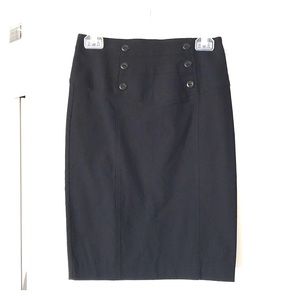 Black pencil skirt